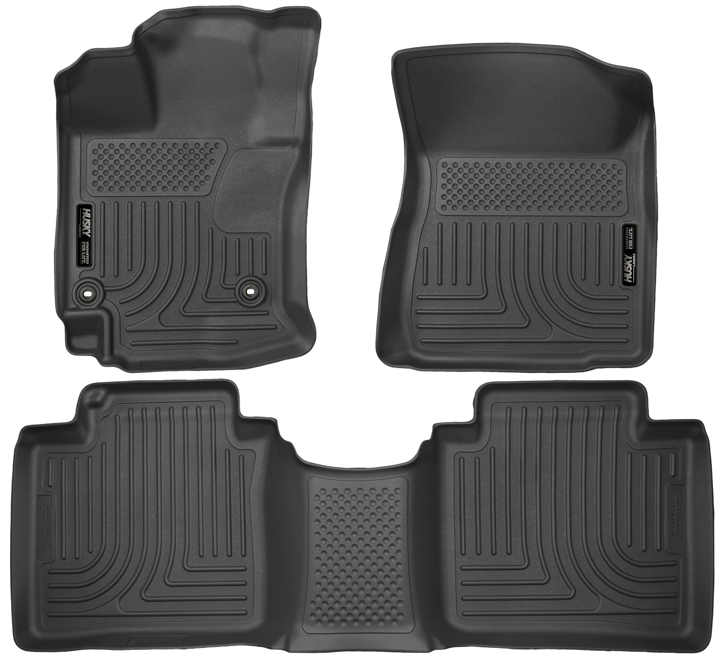 Husky WeatherBeater All Weather Floor Mats Liners Black fit Toyota ...