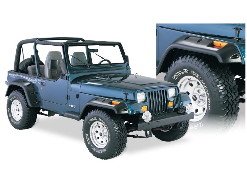 Bushwacker Cut Out Fender Flares 10909-07 | Husky Liners