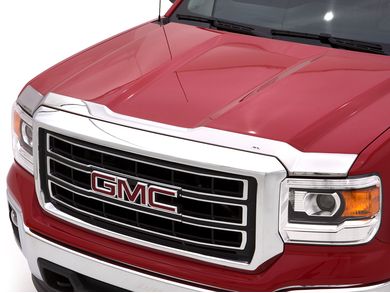 バグシールド AVS 320011 Aeroskin Smoke Hood Protector Shield Flush Mount AVS 320011 AEROSKIN Smoke Hood Protector Shield Flush Mount RealTruck AVS Aeroskin Chrome Hood Protector | Husky Liners
