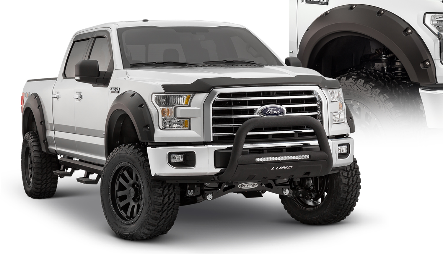 フェイズ2 Bushwacker Max Coverage Pocket Style Fender Flares 20939-02