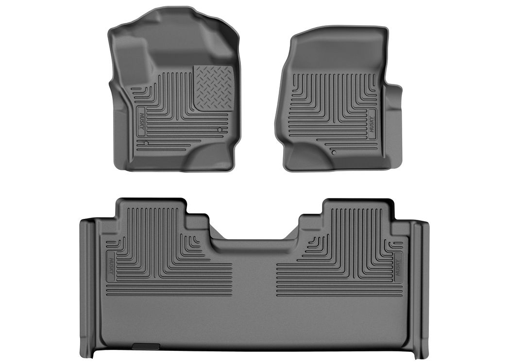 Husky Liners Husky Liners 17-26 Ford F250/F350/F450 SD (Carpet Only) X-Act Front & 2nd Seat Floor Liner - Black for 2017-2026 Ford F-450 Super Duty (6.7L Power Stroke V8 (2017 calibration), 6.7L Power Stroke V8 (2018-2019 calibration), 6.7L Power Stroke V8 (2020-2022 calibration), 6.7L Power Stroke V8 (enhanced))