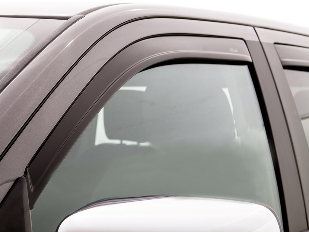 United Pacific Smoked Black Vent Visors - Window Air Deflectors (Pair)