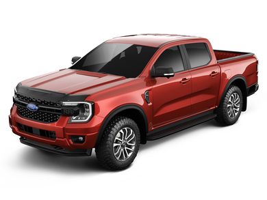 AVS AeroSkin II Matte Black Hood Protector 436266 | Husky Liners