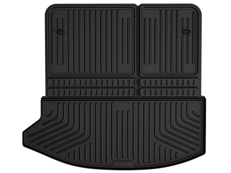 OMAC All-Weather Floor Mats & Cargo Liner Set For Honda Pilot 2009-2015 – Black TPE, 5 Pieces