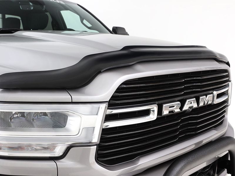 AVS BugFlector II Hood Protector – 2010-2018 Ram 2500 3500, Black, Gloss Finish