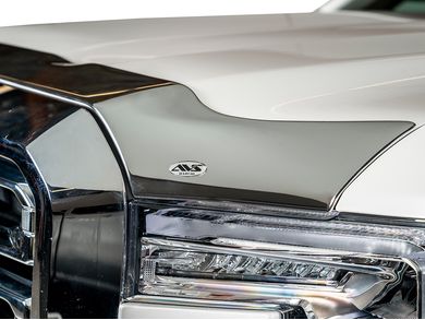 バグシールド AVS 320011 Aeroskin Smoke Hood Protector Shield Flush Mount AVS 320011 AEROSKIN Smoke Hood Protector Shield Flush Mount RealTruck AVS Aeroskin Chrome Hood Protector | Husky Liners