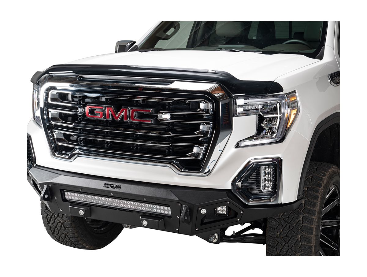 thumbnail image 2 of AVS BugFlector II Hood Protector – 2010-2018 Ram 2500 3500, Black, Gloss Finish 2 of 3