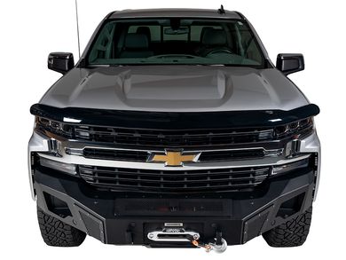 OMAC Tahoe Bug Shield Hood Deflector; Black U021080 (07-14 Tahoe