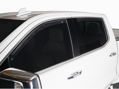 In-Channel Window Visors For Mitsubishi Montero Sport 1996-2007 - Dark Smoke Acrylic (4pcs)