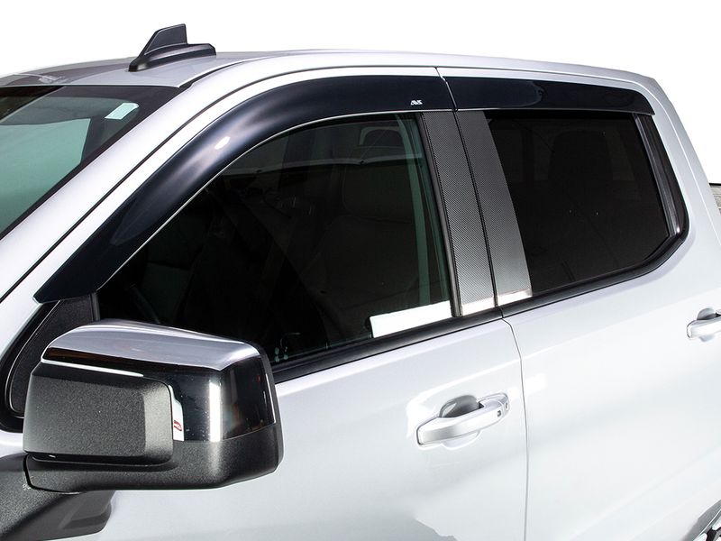AVS Low Profile Ventvisor Window Deflectors Husky Liners
