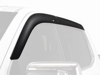 RealTruck AVS® Matte Black Low Profile Ventvisor® Window Deflectors - Ghost