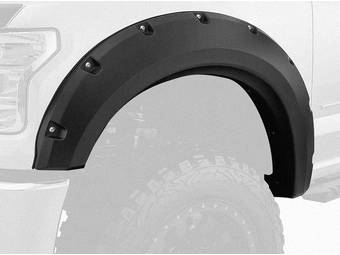 RealTruck Bushwacker Max Coverage Pocket Style Fender Flares - Ghost