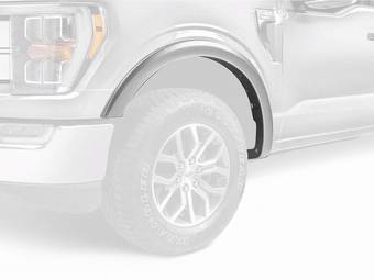 RealTruck Bushwacker Painted OE Style Fender Flares - Ghost