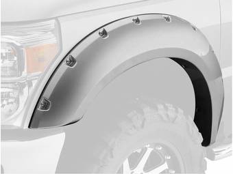 RealTruck Bushwacker Painted Pocket Style Fender Flares - Ghost