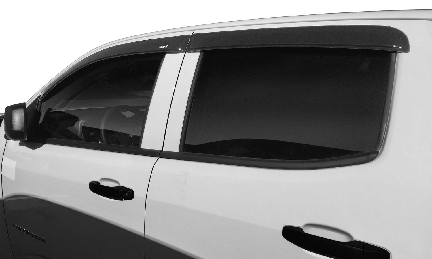 AVS Low Profile Rain Guards For 2013-2022 Buick Encore - Dark Smoke Window Vent Visors