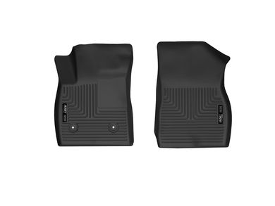 Husky Liners X-act Contour Floor Mats - Front Row For 2021-2025 Ford Bronco Sport & 2022-2025 Maverick, 2pc Black