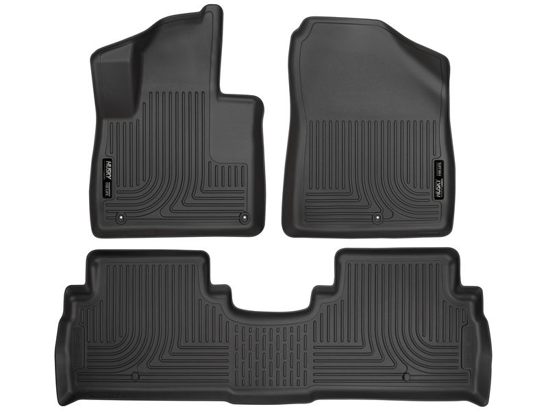 Husky Liners Weatherbeater Front & 2nd Seat Black Floor Liners Combo | Mazda 3 (10-12) (98631) main image 1