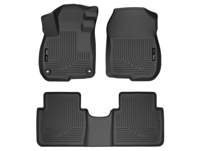Husky Liners Weatherbeater Front & 2nd Row One Piece Floor Liners | Honda Accord (08-12) (98401)