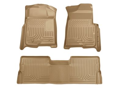 Husky Liners WeatherBeater Front & Second Seat Floor Liners - 3 
