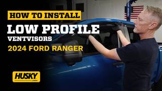 How to Install Husky Liners® Low Profile Ventvisor® on a 2024 Ford Ranger