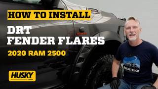 How to Install Husky Liners DRT Fender Flares on a 2020 Ram 2500