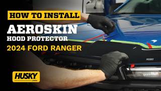 Install Video   Husky Aeroskin Hood Protector 2024 Ford Ranger   Amazon Husky Liners