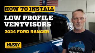 How to Install Husky Liners® Low Profile Ventvisor® on a 2024 Ford Ranger